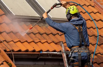 Démoussage et hydrofuge de toiture à Genech